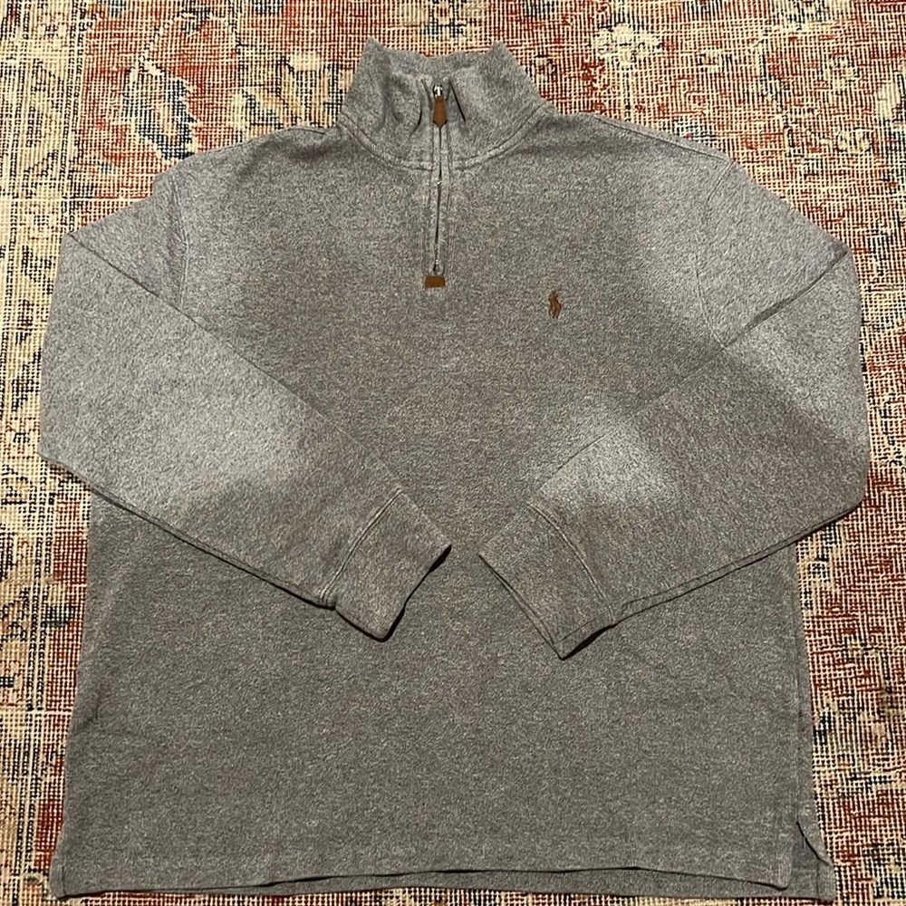 Polo Quarter Zip Grey